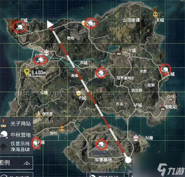 和平精英中秋打卡点具体位置在哪 位置介绍大全