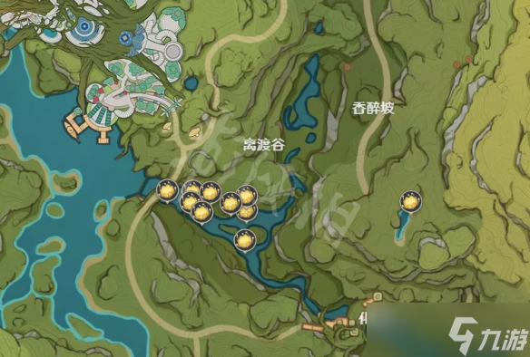 《原神》月莲位置分布图 须弥月莲在哪里采集？
