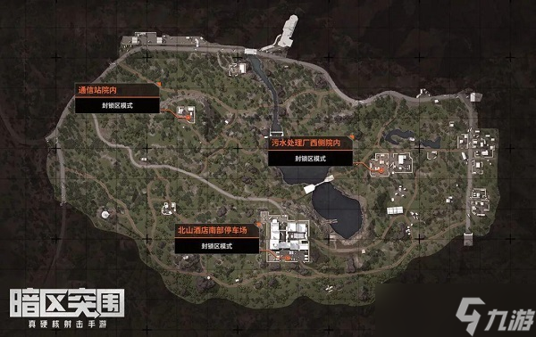 暗区突围空投罐位置在哪里