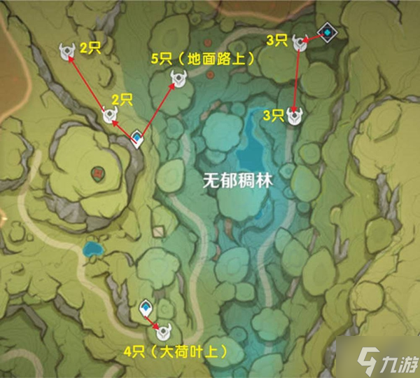 原神蕈兽锄地路线攻略 蕈兽刷取位置大全