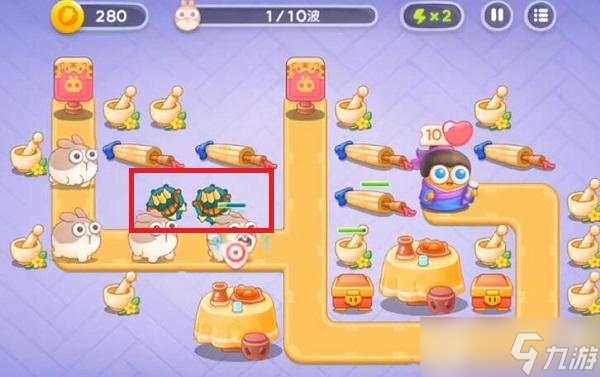 保卫萝卜4白萝卜传奇第十九关通关攻略