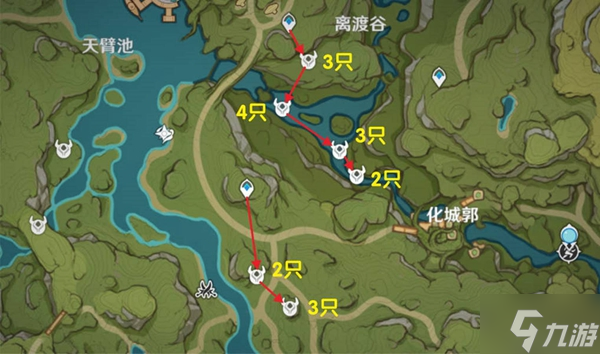 原神蕈兽锄地路线攻略 蕈兽刷取位置大全