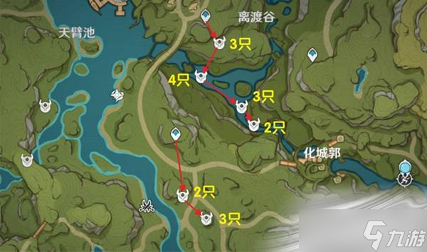 《原神》蕈兽锄地路线攻略