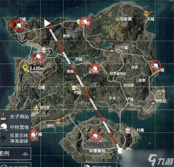 《和平精英》2022年中秋打卡点位置一览