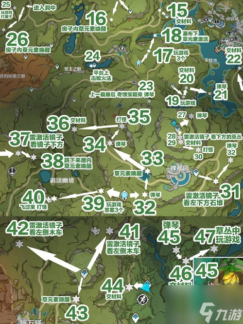 原神手游帮助76个兰那罗位置大全 具体介绍