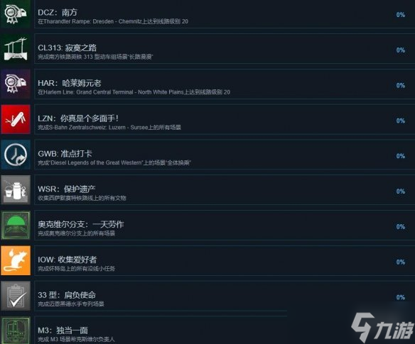 《模拟火车世界3》成就大全 成就怎么做？