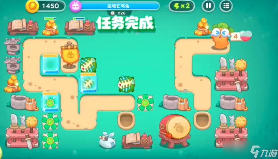 保卫萝卜4喜乐月饼节第13关攻略