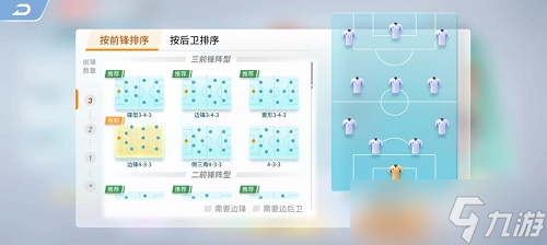 未来足球阵容推荐