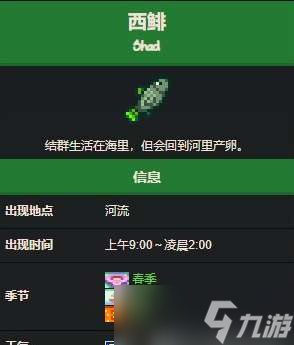 星露谷物语西鲱鱼什么时候出现-西鲱鱼作用分享