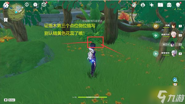 《原神》王树的瑞佑最佳使用点位 辉木业果木证悟木循环砍伐点位