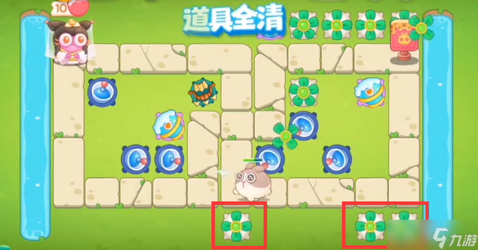 保卫萝卜4白萝卜传奇第54关攻略