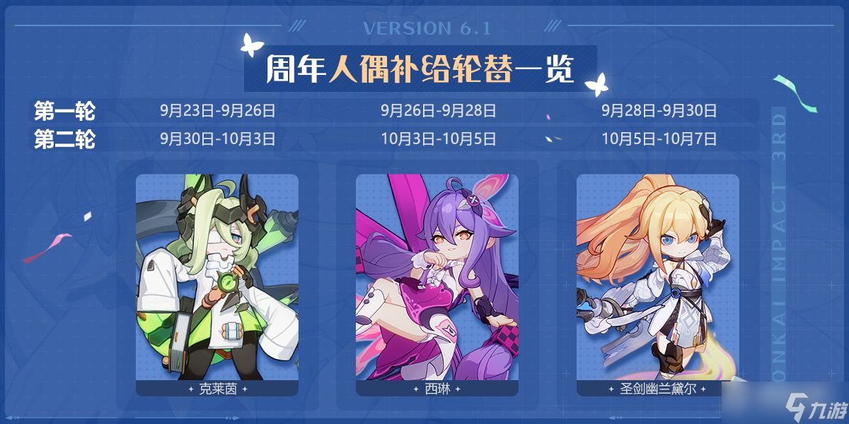 《崩坏3》六周年庆补给礼包介绍