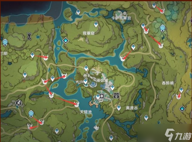 原神镀金旅团刷资源的最快路线图是怎么样的