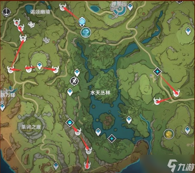 原神镀金旅团刷资源的最快路线图是怎么样的