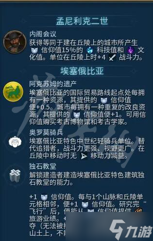 《文明6》埃塞俄比亞強嗎？埃塞俄比亞玩法攻略