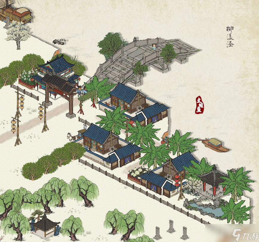 江南百景图松江府布局