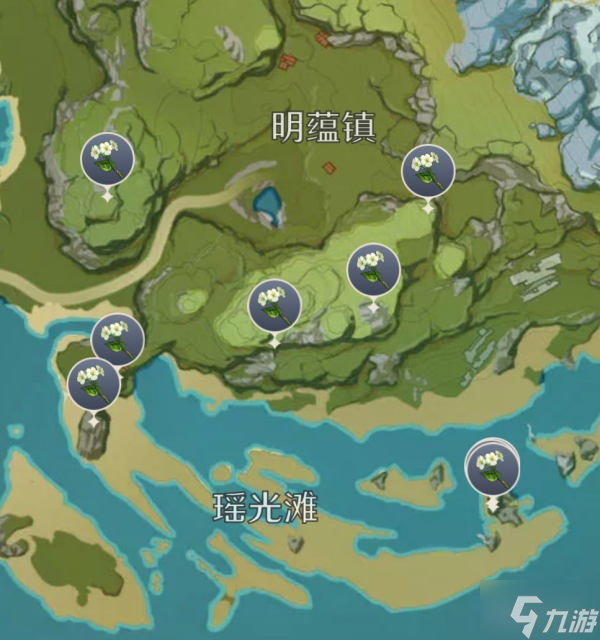 原神清心采集点路线大全 清心在哪里买