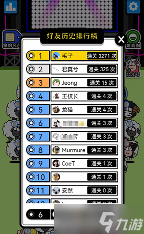 羊了个羊排名是按照什么来的