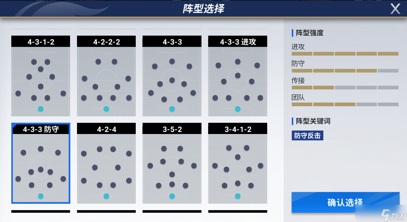 綠茵信仰哪個陣型好用