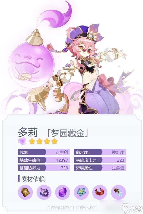 《原神》多莉培养攻略大全 多莉怎么培养？