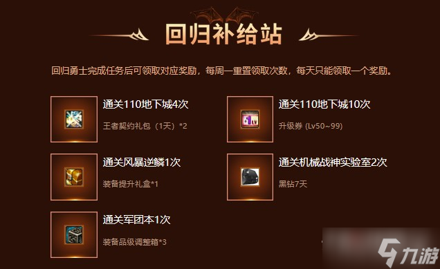 《DNF》10月勇士的冒险补给活动2022