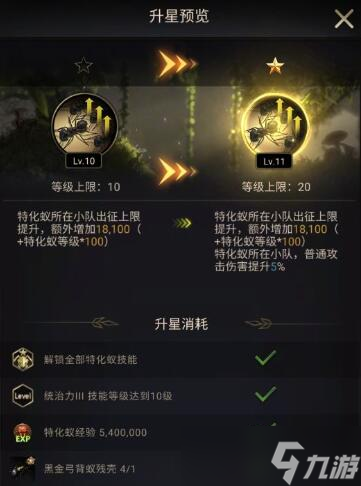 《小小蚁国》特化蚁升星攻略
