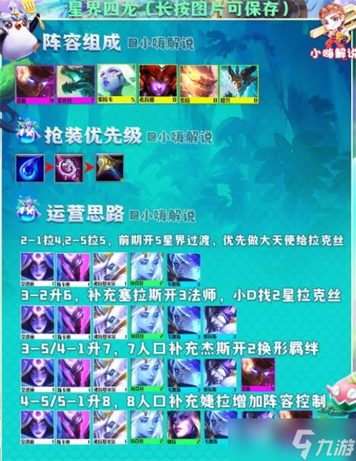 《金铲铲之战》S7.5星界四龙神阵容推荐