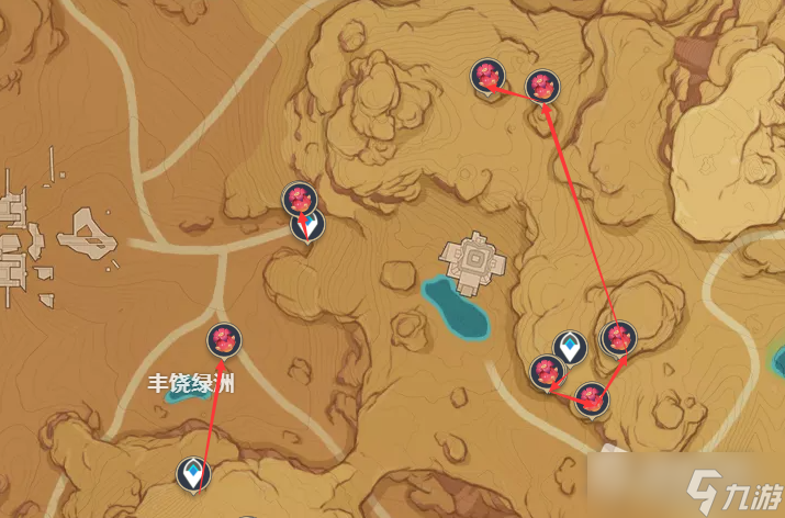 《原神》赤念果采集路线介绍