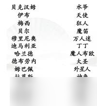 《漢字找茬王》連線熱門球星昵稱攻略詳解