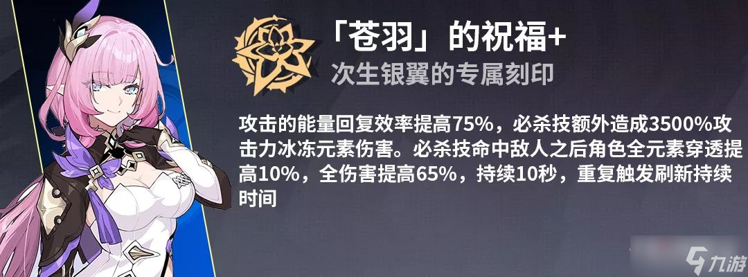 《崩坏3》次生银翼专属刻印介绍