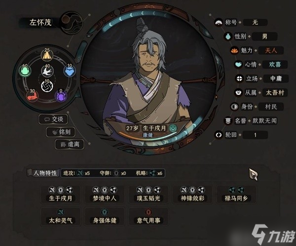 《太吾绘卷》正式版特质遗传及轮回台育种方法
