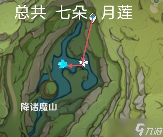 《原神》3.1月莲采集路线及位置 月莲在哪里采？