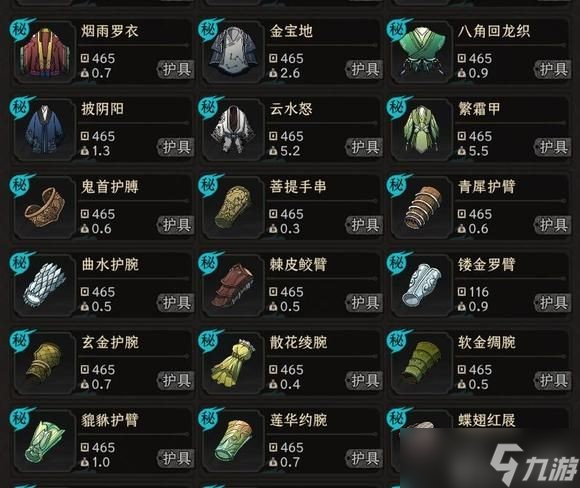 《太吾绘卷》防具破刃及坚韧值一览 破刃和坚韧有什么用？