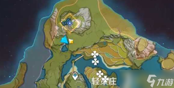 原神沿着岩尊像寻找碎片位置