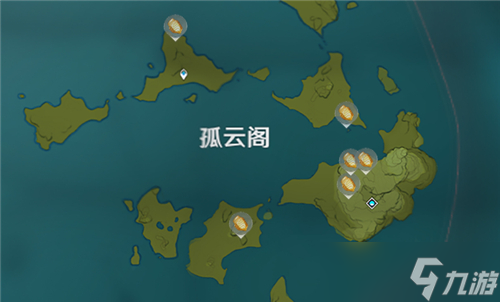 原神全图石珀分布标点图