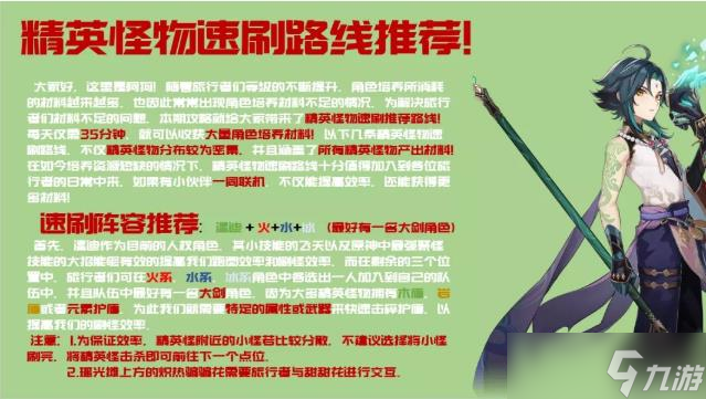 原神每日精英怪速刷路线推荐
