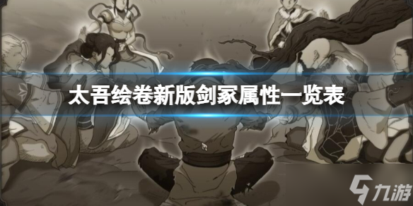 《太吾绘卷》新版剑冢属性一览表 正式版剑冢属性是什么？