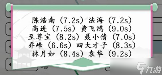 汉字找茬王角色连曲匹配bgm与角色怎么通关