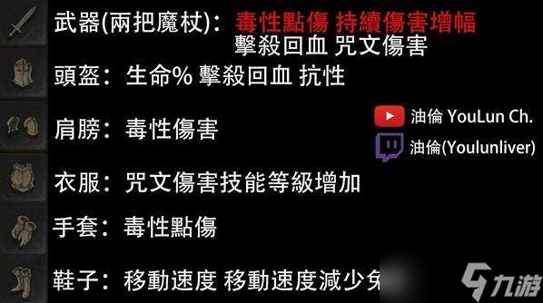 十三月剧毒火花技能搭配