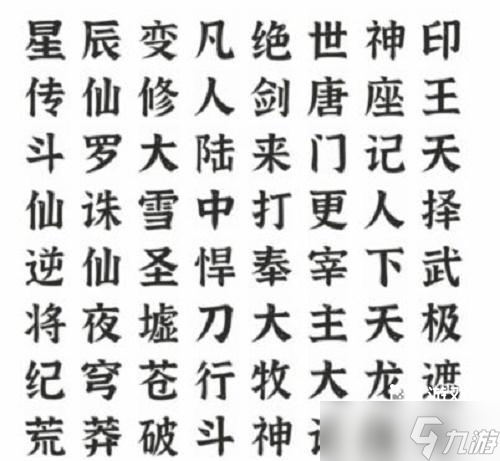 《文字進化》找出所有網(wǎng)文作品通關(guān)攻略