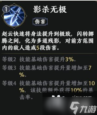 极无双2赵云技能介绍