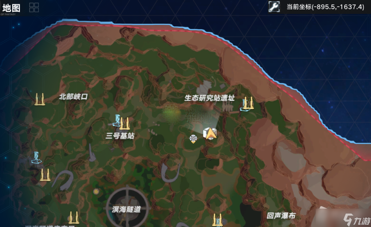 《幻塔》迷瘴沼泽风景点位置分享