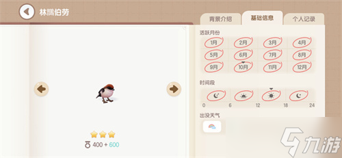 《心动小镇》鸟类出现位置及条件一览