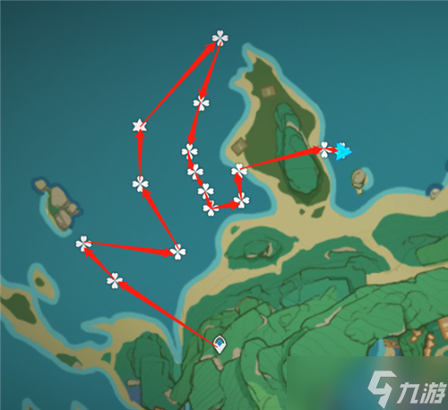 《原神》海灵芝最全最快收集路线一览2022