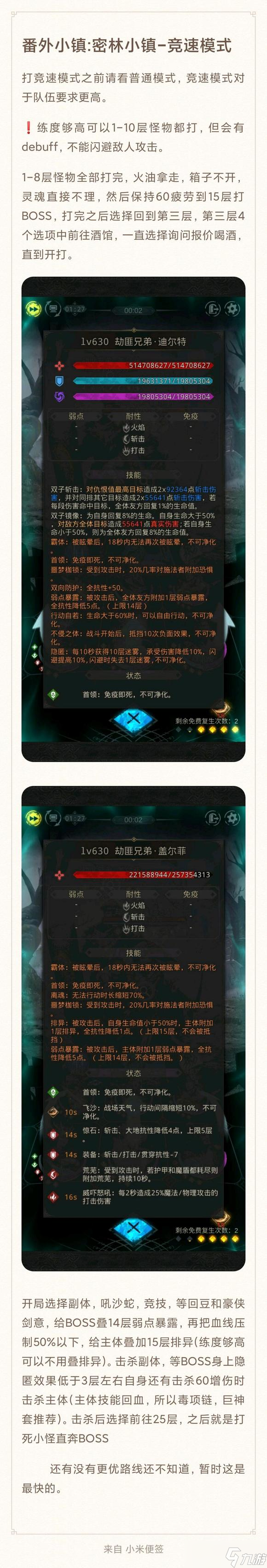 地下城堡3魂之诗林中小镇怎么过-林中小镇通关攻略