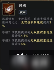 极无双2孙尚香天赋介绍