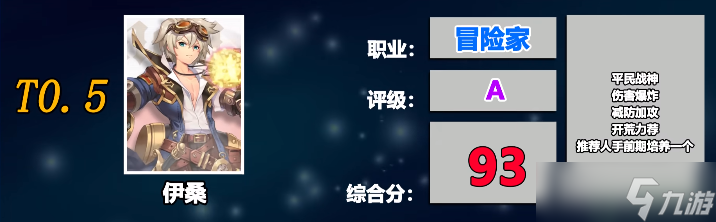 空之要塞启航英雄排行
