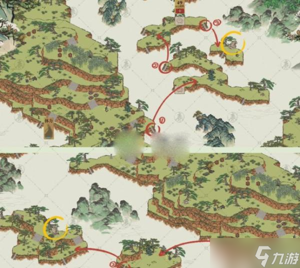 《江南百景图》徽州探险黄山云海攻略 徽州探险黄山云海连线通关路线图分享
