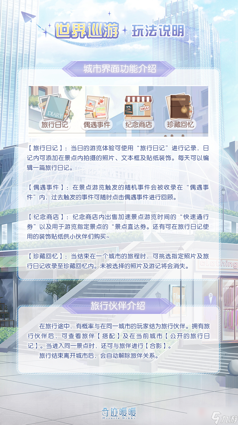 《奇跡暖暖》世界巡游活動玩法介紹