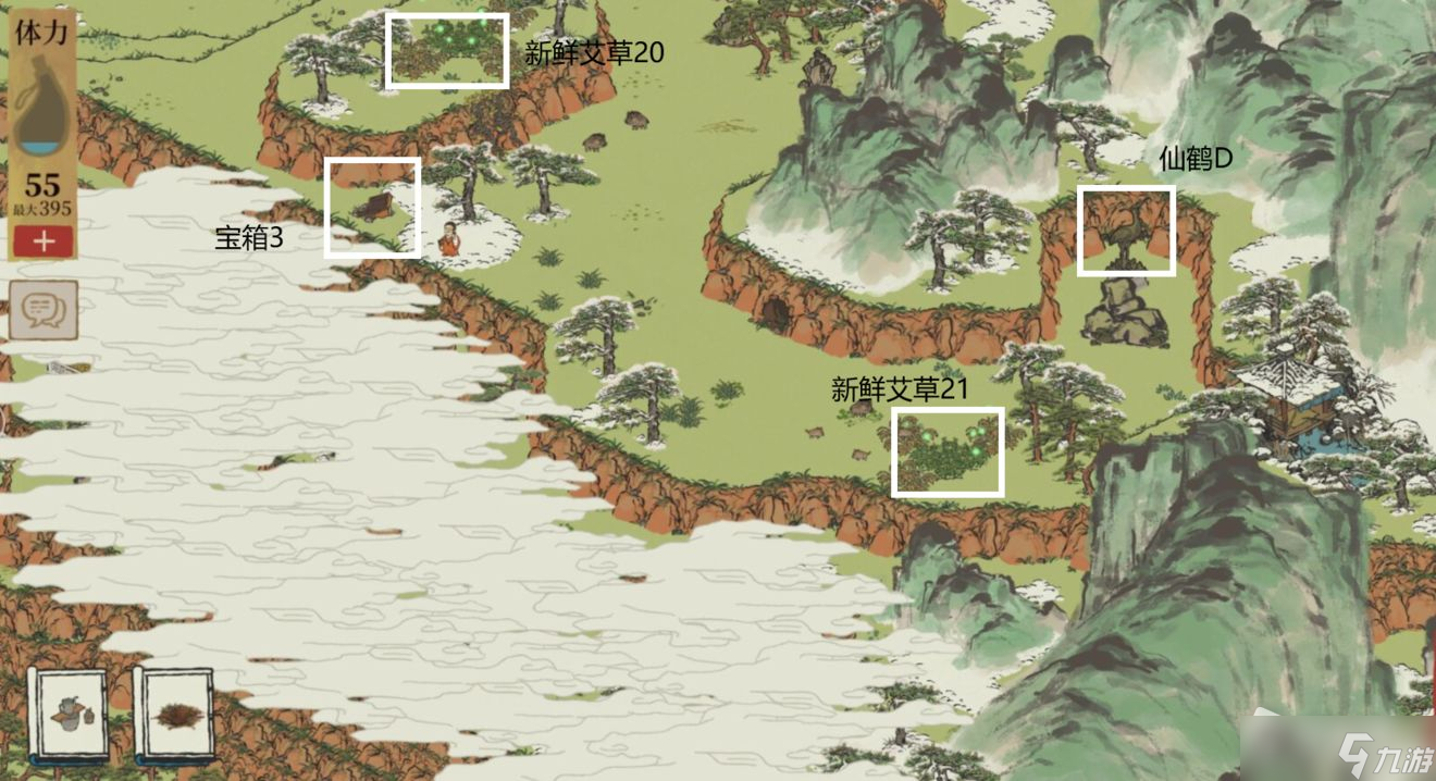 《江南百景图》徽州探险第一章徽杭古道仙鹤和野猪对话攻略